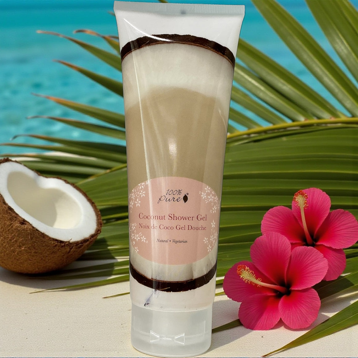 Coconut Shower Gel 237ml - 100% Pure