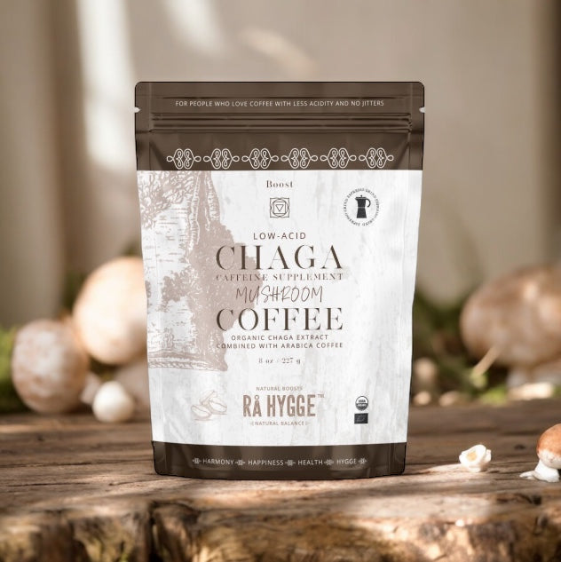 Chaga Mushroom Coffee Espresso ground 227 g / 8 oz - Ra Hygge