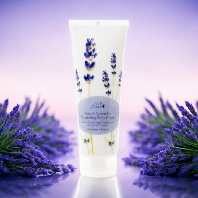 French Lavender Nourishing Body Cream - 100% Pure