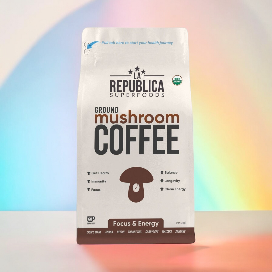 Brazilian Ground Mushroom Coffee - La Republica