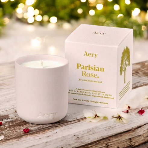 Parisian Rose Mini Candle - Aery Living