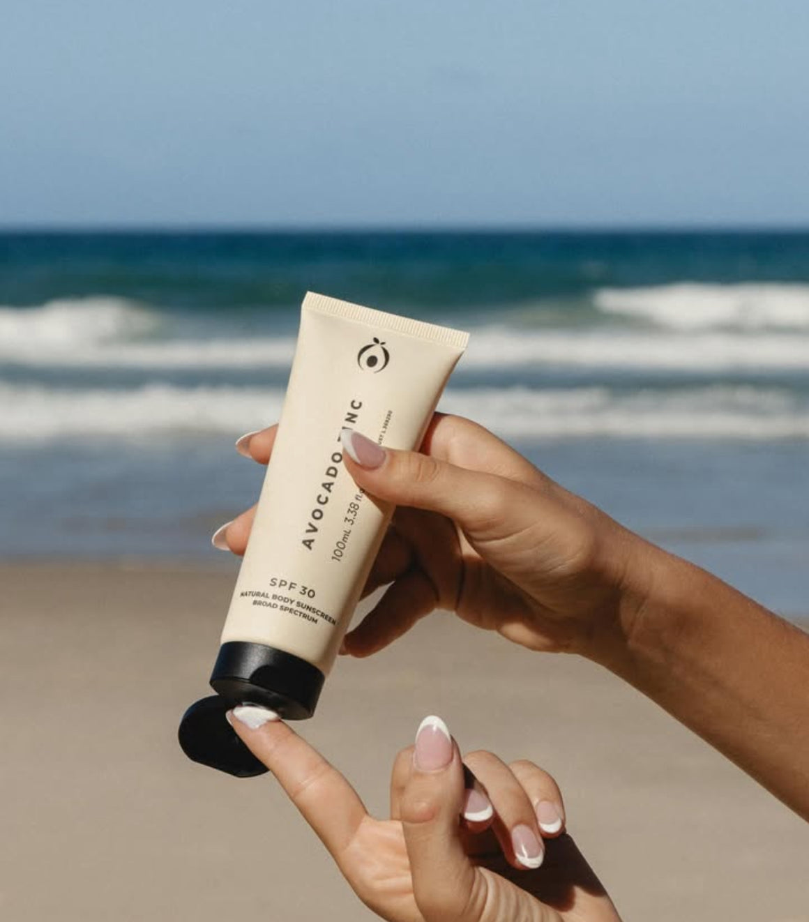 SPF 30 Natural Body Sunscreen - Avocado Zinc