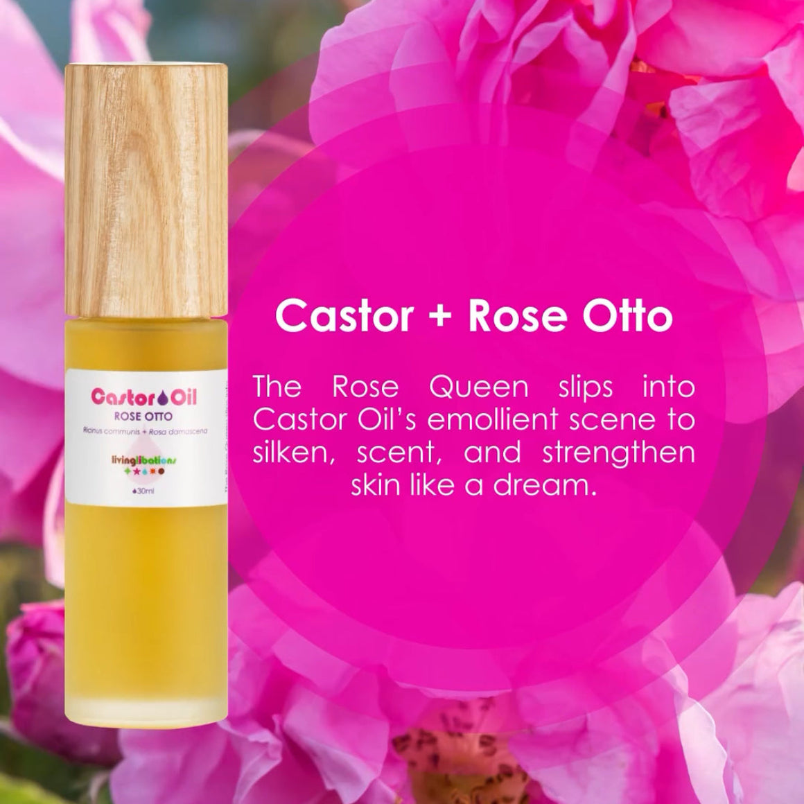 Castor Oil + Rose Otto - Living Libations