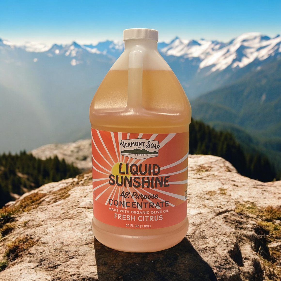 Liquid Sunshine Non Toxic Cleaner Concentrate - Vermont Soap