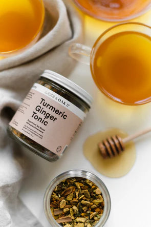 Turmeric Ginger Tonic - Superfood Tea 226.8g-Lake Oak Tea