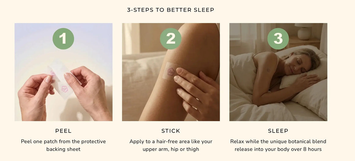 KLORIS Natural Sleep Patches – CBD, CBG, Valerian & Lavender