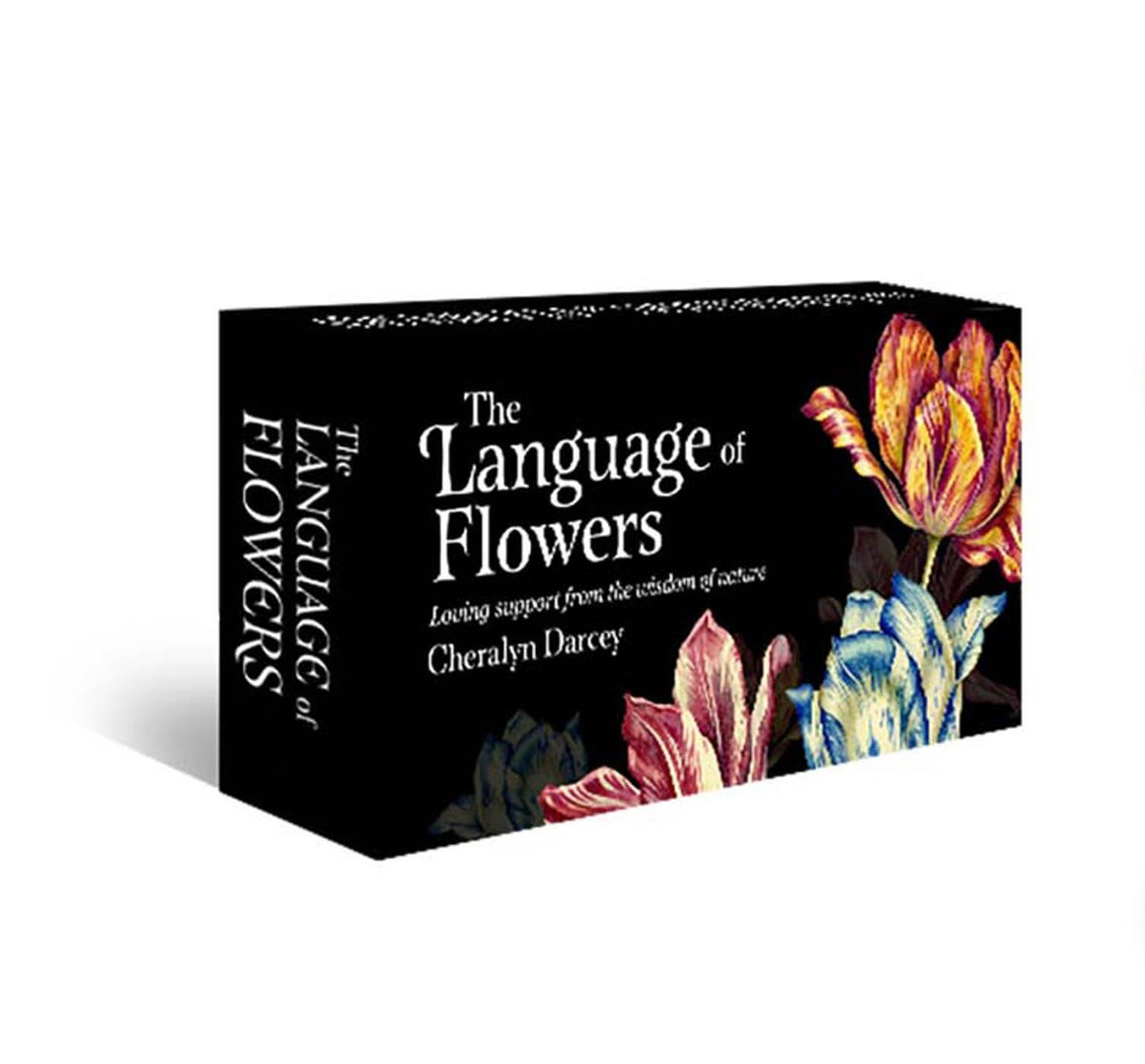 The Language of Flowers Cards by Cheralyn Darcey featuring vibrant floral illustrations.