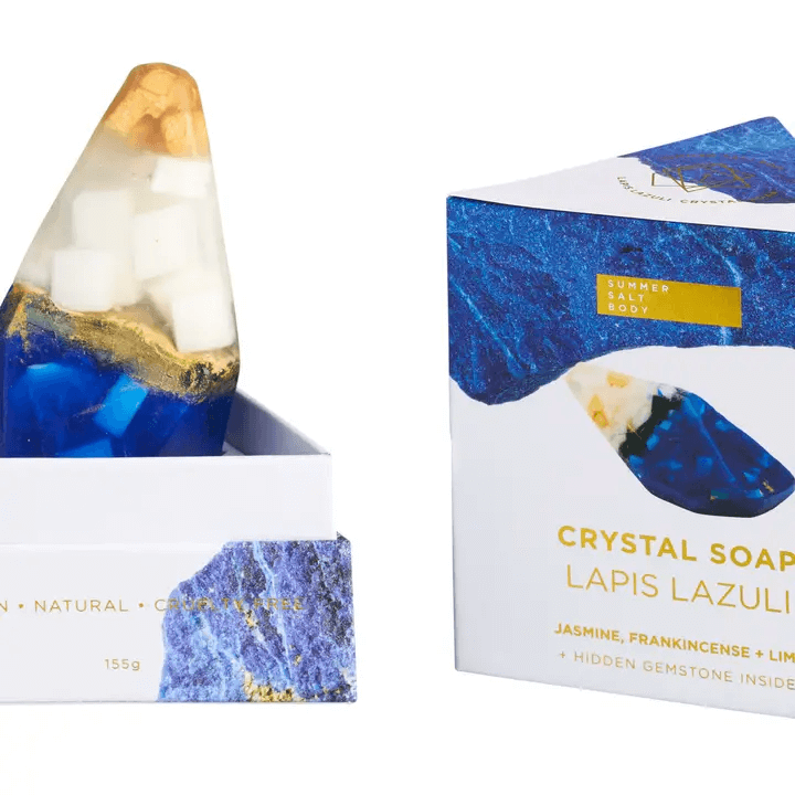 Lapis Crystal Soap – with Hidden Crystal | Summer Salt Body