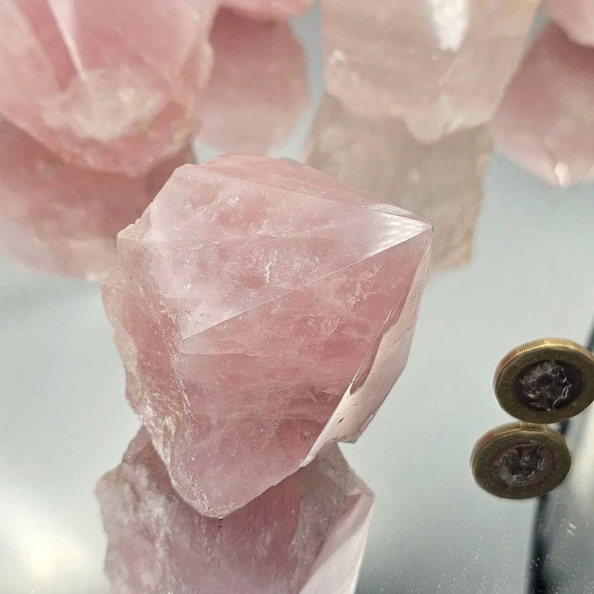 rose crystal zoomed