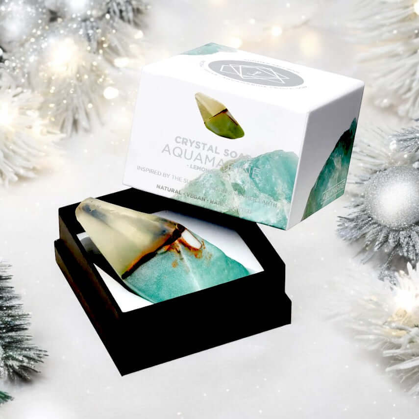Lemongrass Crystal Soap - Aquamarine