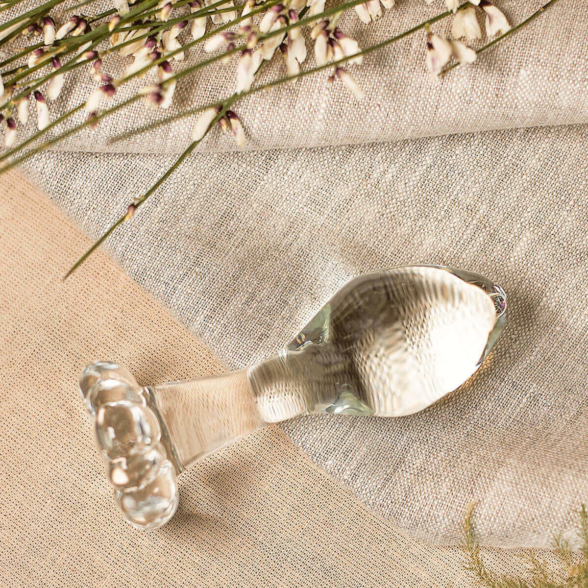 Litsea | Classic Tear Drop Glass Butt Plug