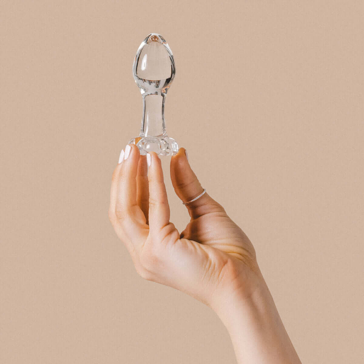 Litsea | Classic Tear Drop Glass Butt Plug