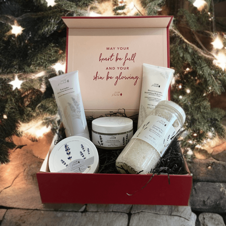 Luxury Lavender Skin + Bath Set – Soothing Lavender Gift Set