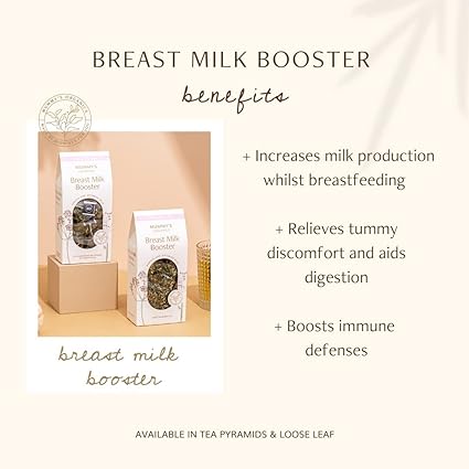 Organic Breast Milk Booster Tea - Mummy's Organic supports nursing & lactation caffeine free