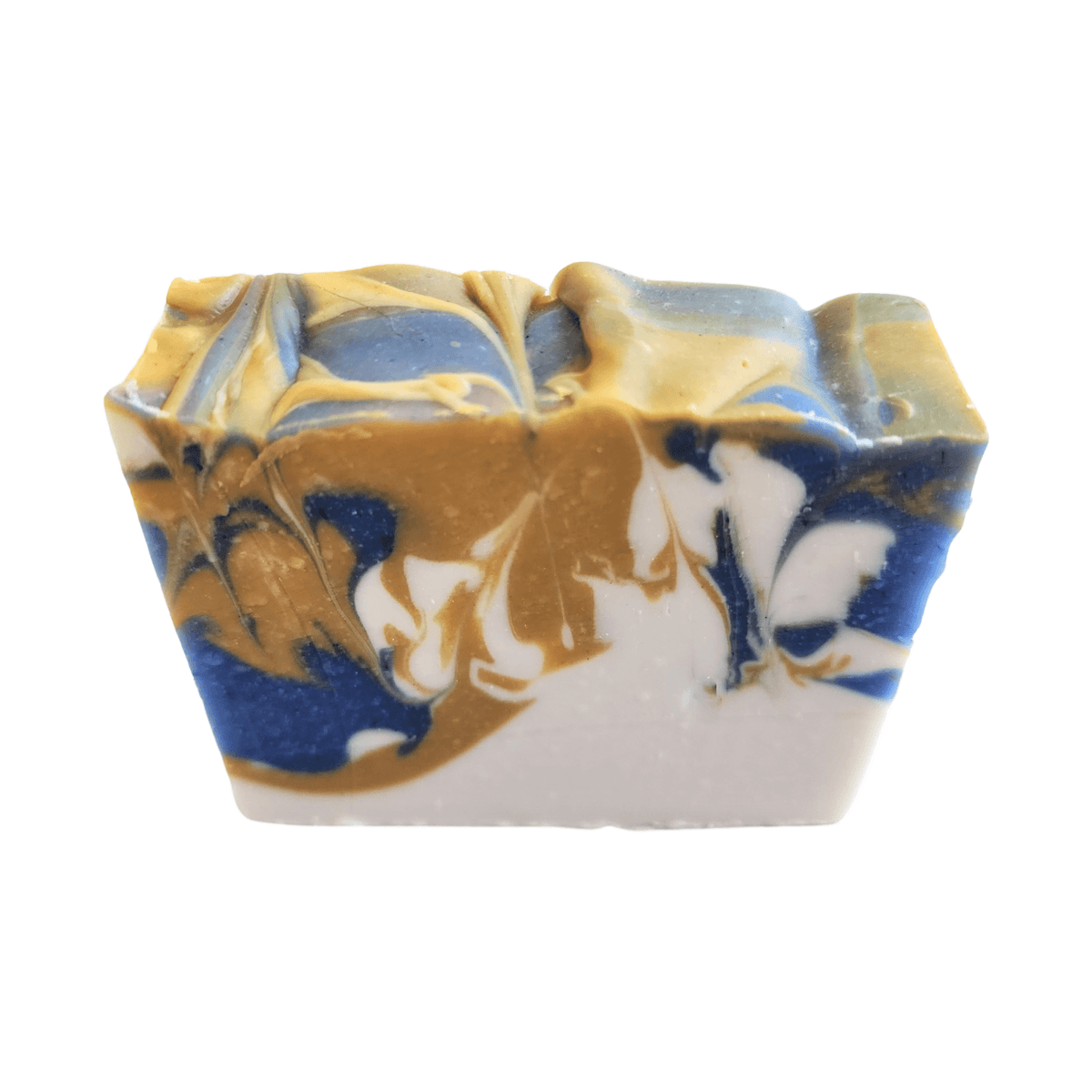 Mai Tai Soap Bar - Soap Boutique with vibrant swirls of golden rum, ocean blue, and creamy coconut white.