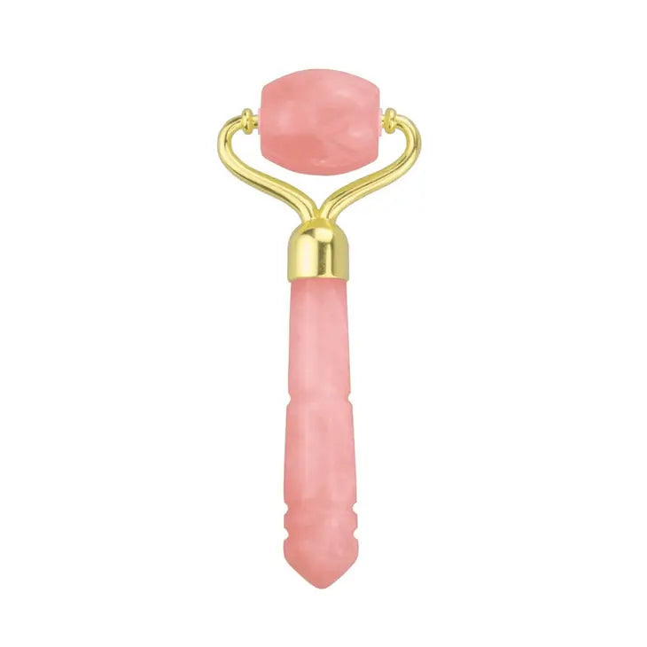 Mini Anti Aging Travel Jade Roller - Pink Quartz