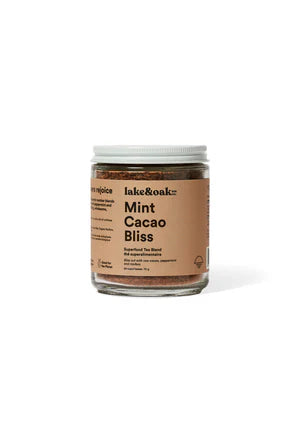 Mint Cacao Bliss - Superfood Tea 226.8g-Lake Oak Tea