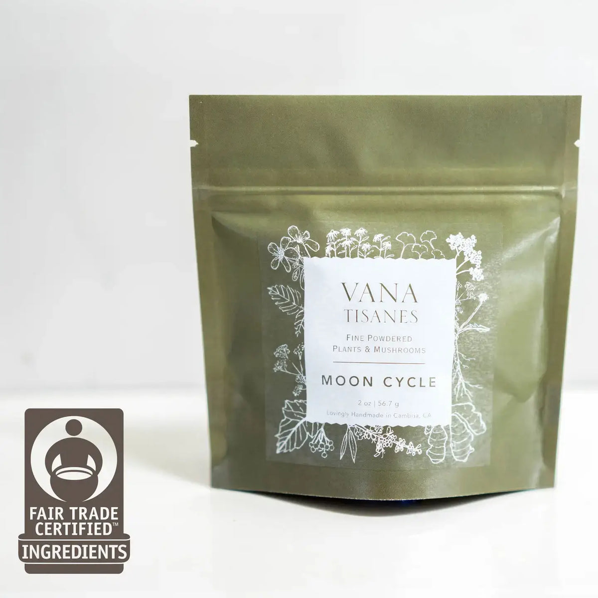 Moon Cycle Plant & Mushroom Powder For Menstruation Support