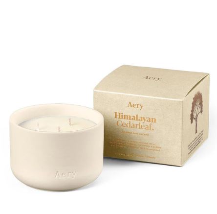 Himalayan Cedarleaf Triple Wick Candle - Aery Living