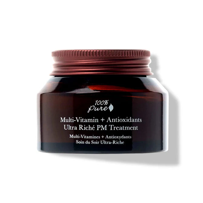 Multi-Vitamin + Antioxidants Ultra Riché PM Treatment - 100% Pure