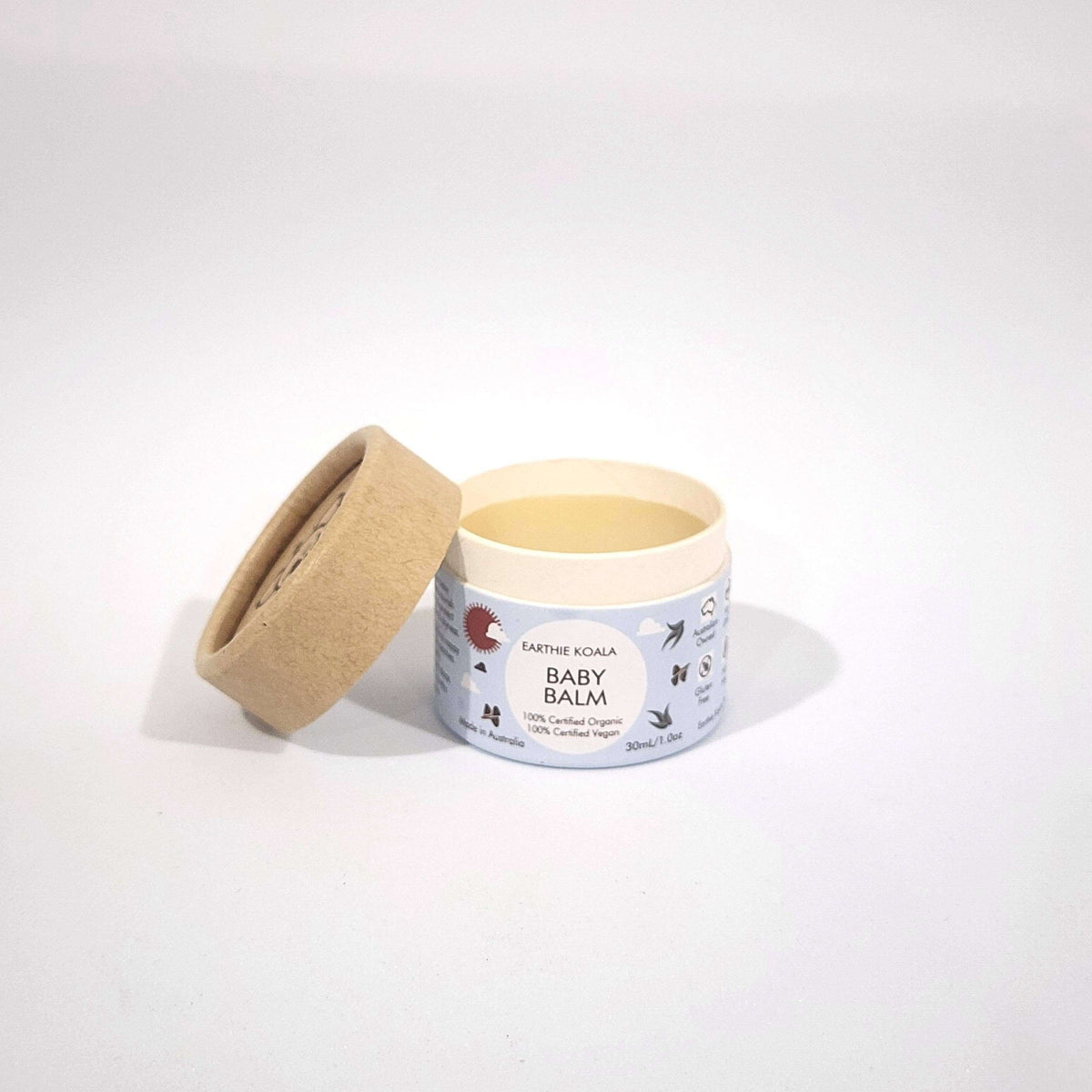 Mum and Bub Minis - Earthie Koala: organic baby balm in eco-friendly packaging for sensitive skin care.