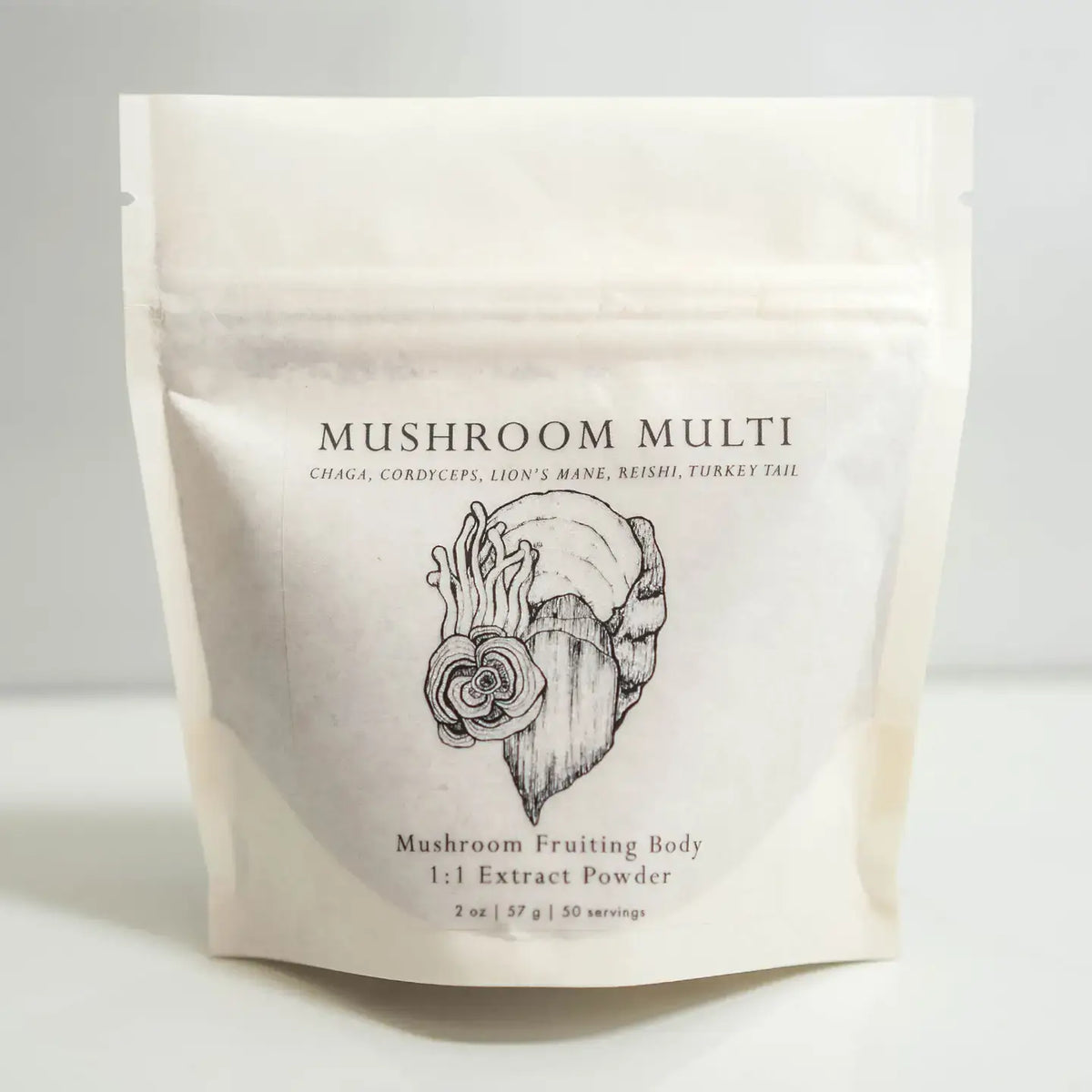 Mushroom Multi Powder - 5 Mushroom Blend For Daily Wellness