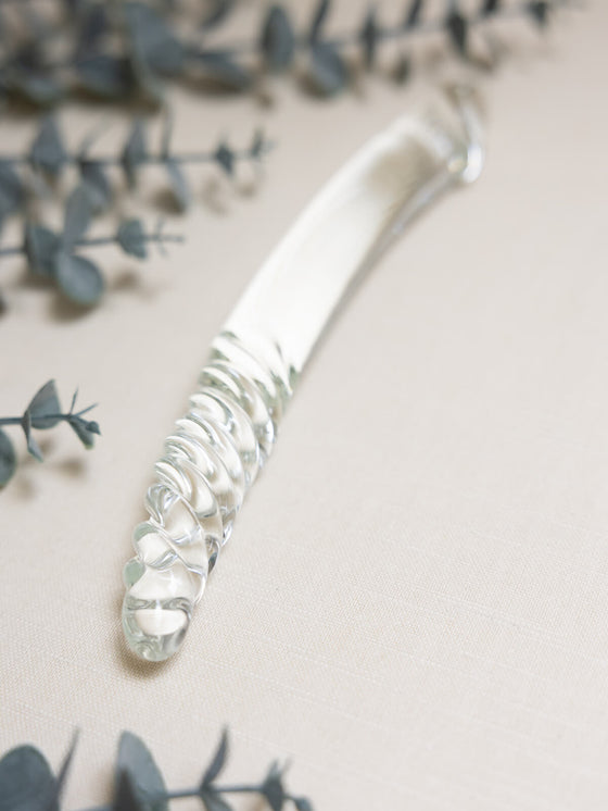 Tansy Helix | Elegant 9" Glass Dildo