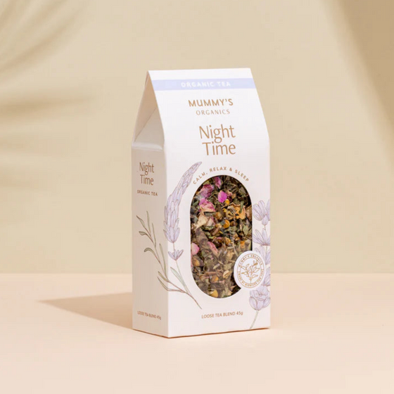 Night Time Tea Mummy's Organics Caffeine Free Lavender & Chamomile