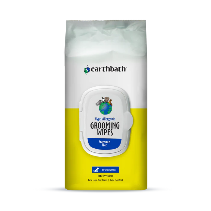 Grooming Wipes Hypo Allergenic for Dogs - Earthbath