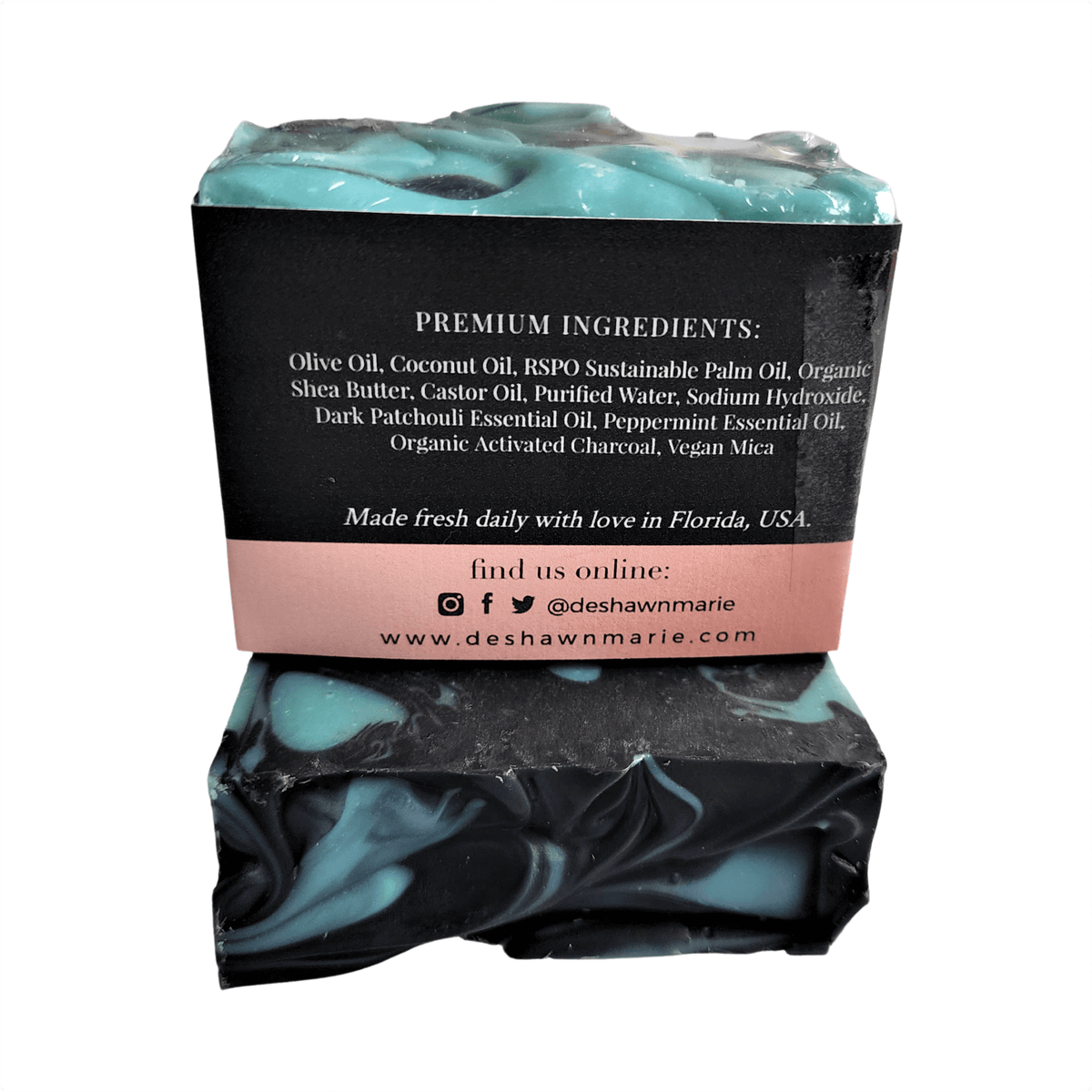 Patchouli Mint Soap Bar - Soap Boutique with premium ingredients like olive oil and activated charcoal.