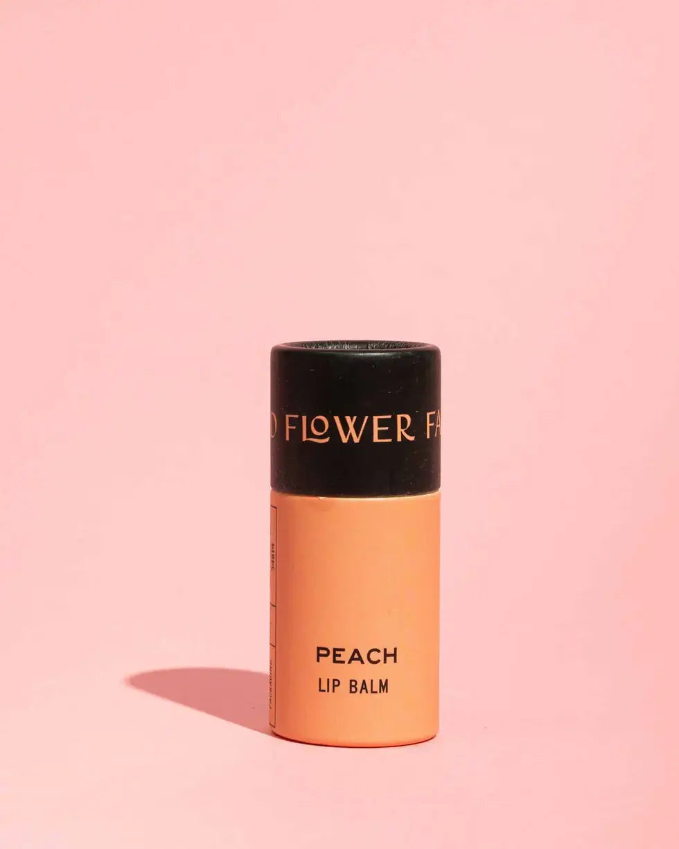Peach Organic Lip Balm – 0.30oz | Good Flower Farm