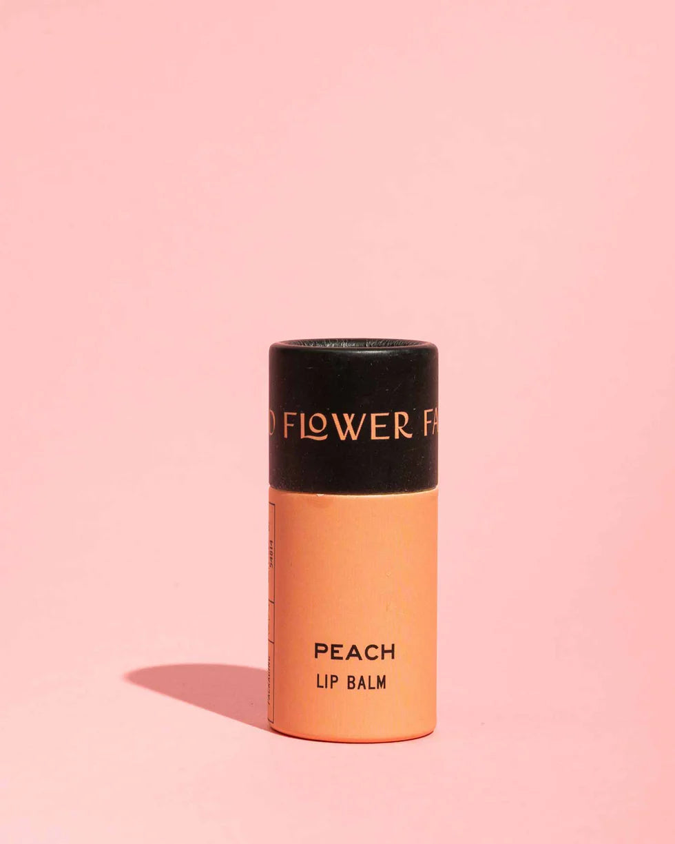 Peach Organic Lip Balm 0.30oz-Good Flower Farm