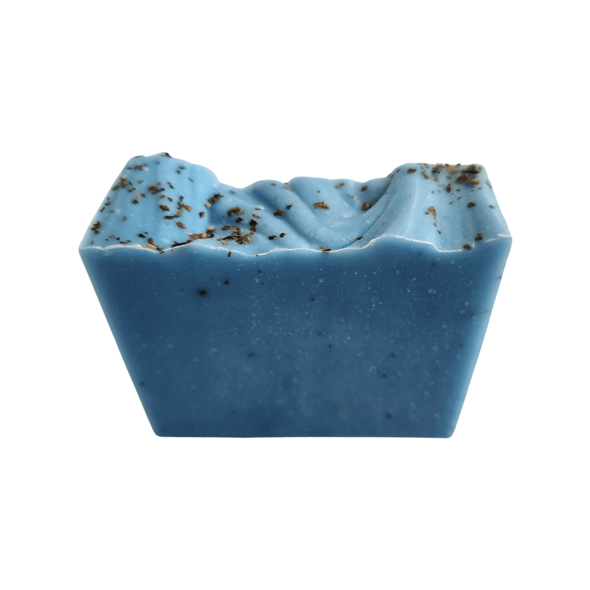Peppermint Tea Tree Soap Bar - Soap Boutique, a vibrant blue handcrafted soap with tea tree and peppermint.