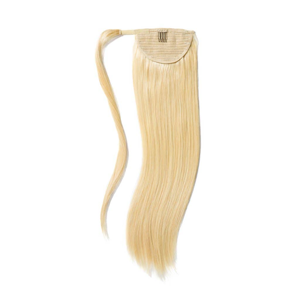 Ponytail Hair Extension - Silky Straight - Beach Blonde for a sleek and stylish look.