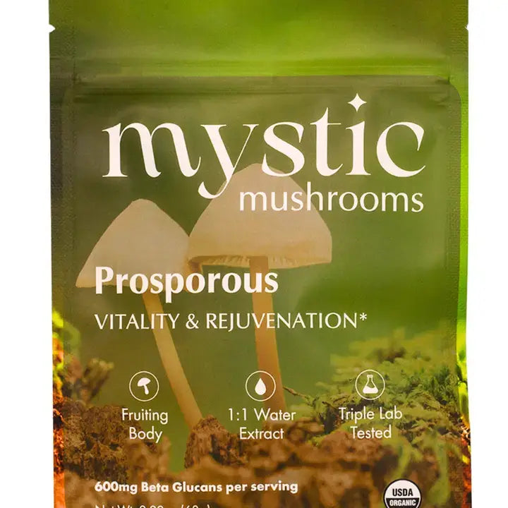 Prosporous Organic Cordyceps, Lion’s Mane, Poria & Tremella 63g - ORA Cacao