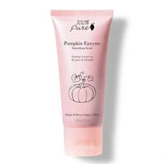 Pink tube of 100% Pure Pumpkin Enzyme Smoothing Scrub on a white background