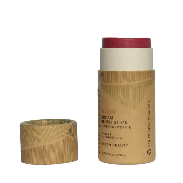 River Organics Creamy Vegan Blush Stick – Bloom 14g