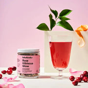 Rose Hibiscus Glow – Superfood Tea Blend (75g) | Lake & Oak