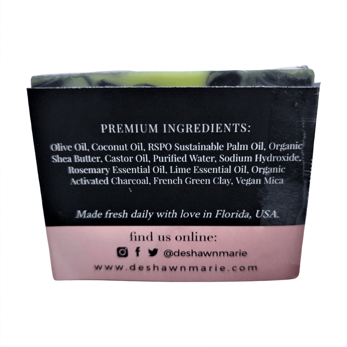 Rosemary Lime Soap Bar - Soap Boutique