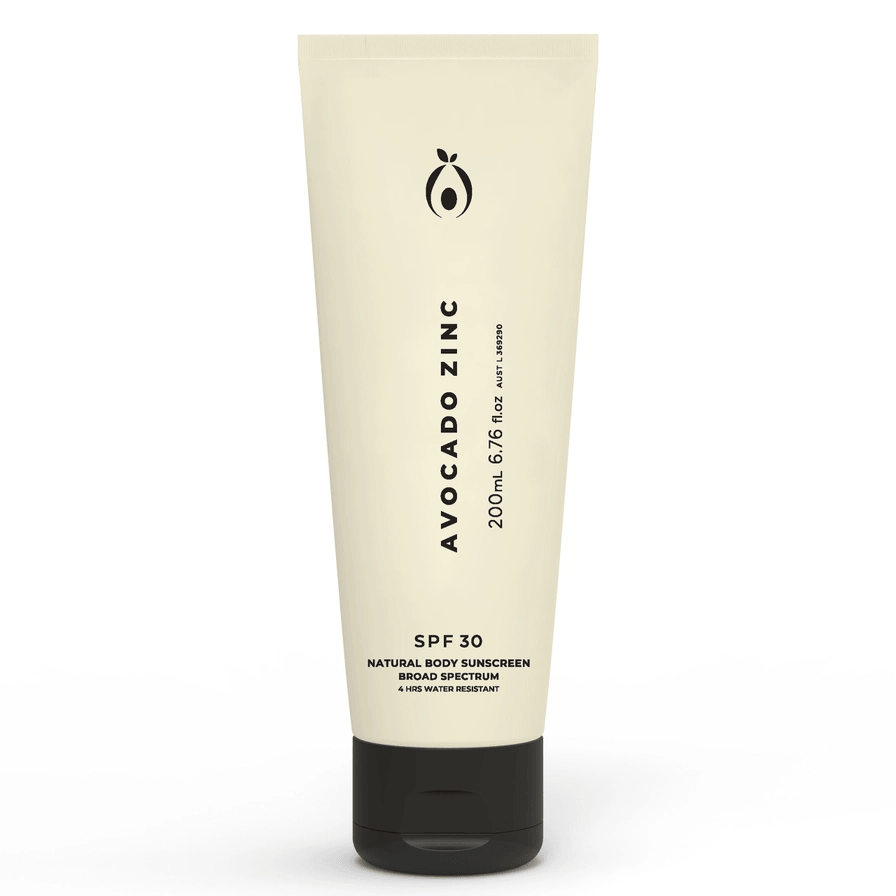 SPF 30 Natural Body Sunscreen - Avocado Zinc