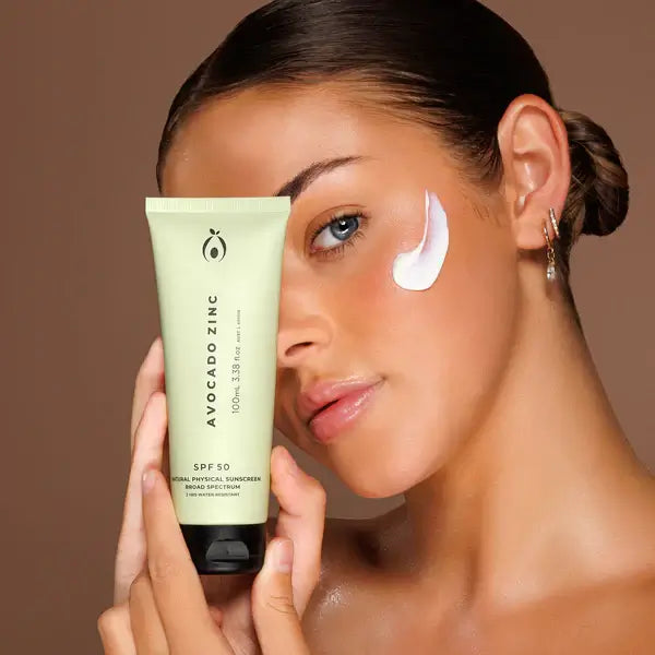 SPF 50 Natural Physical Sunscreen 100ml - Avocado Zinc