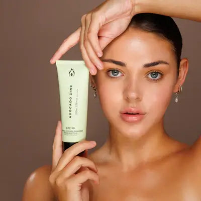 SPF 50 Natural Physical Sunscreen 100ml - Avocado Zinc