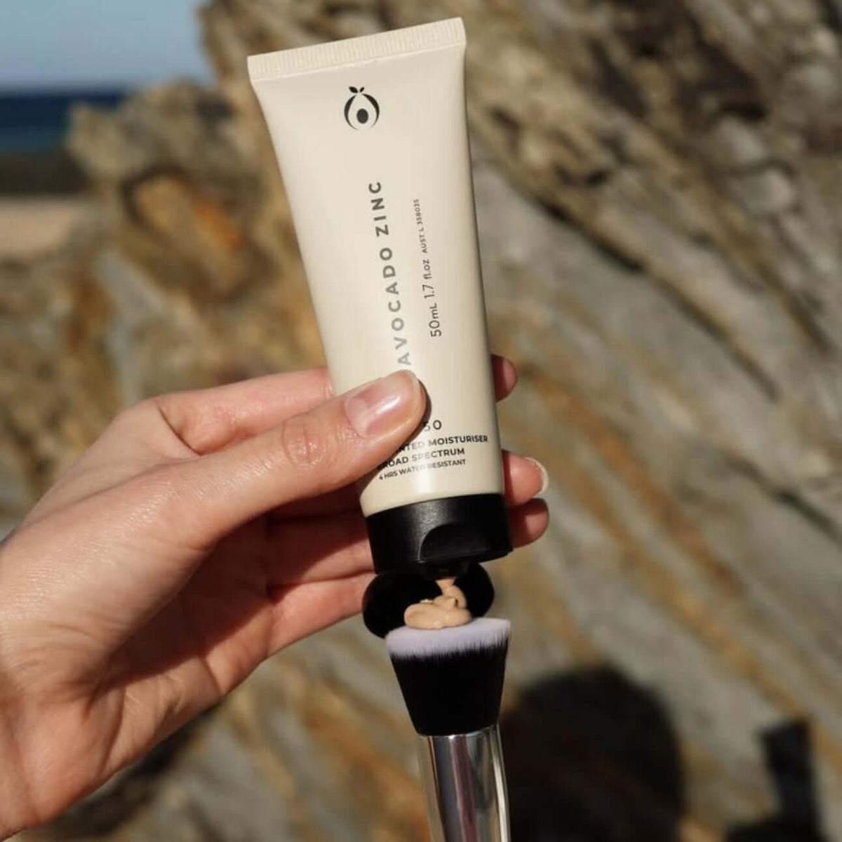 SPF Face Brush - Avocado Zinc