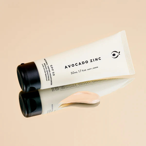 SPF 50 Natural Tinted Moisturiser - Avocado Zinc LIGHT