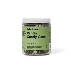 Vanilla Candy Cane - Superfood Tea Blend 300g-Lake Oak Tea