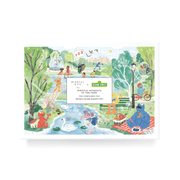 Mindful Moments with Sesame Street Floor Puzzle showcasing vibrant park scene with beloved characters.