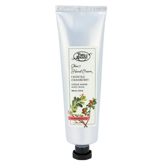 Frosted Cranberry Natural Shea Hand Cream 100ml - Pure Anada-Live in the Light Naturally Ltd