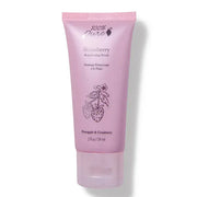 100% Pure Strawberry Brightening Scrub tube, nourishing skin with fruit enzymes and vitamins.