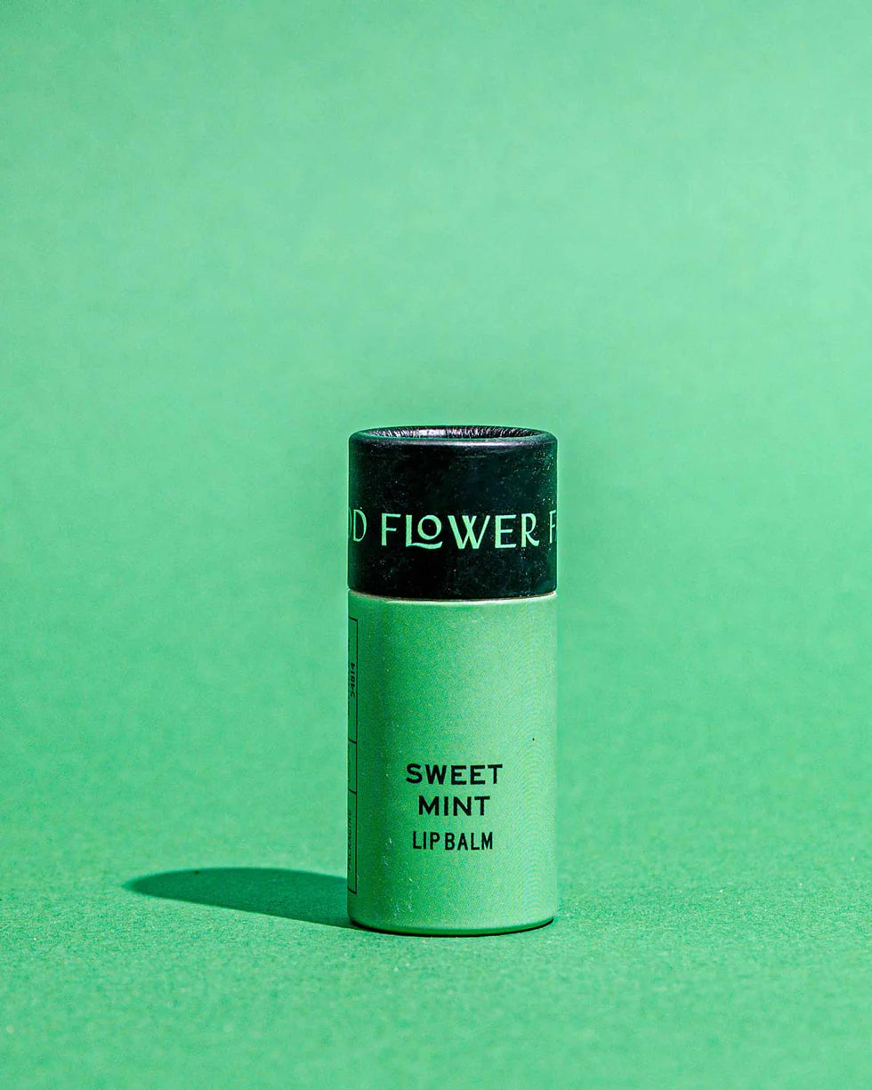 Sweet Mint Organic Lip Balm 0.30oz-Good Flower Farm