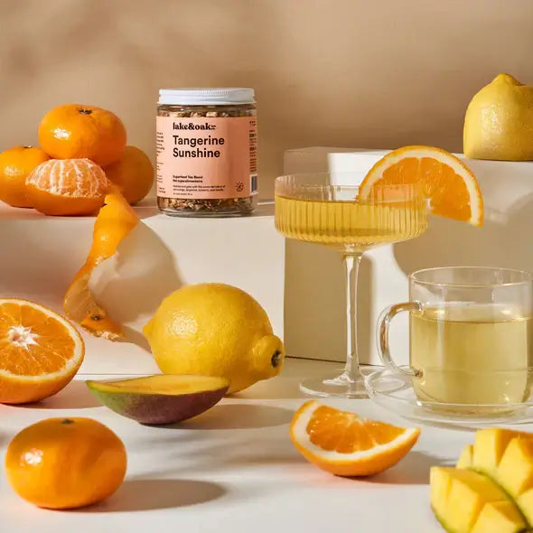 Tangerine Sunshine – Organic Superfood Tea Blend (80g) | Lake & Oak